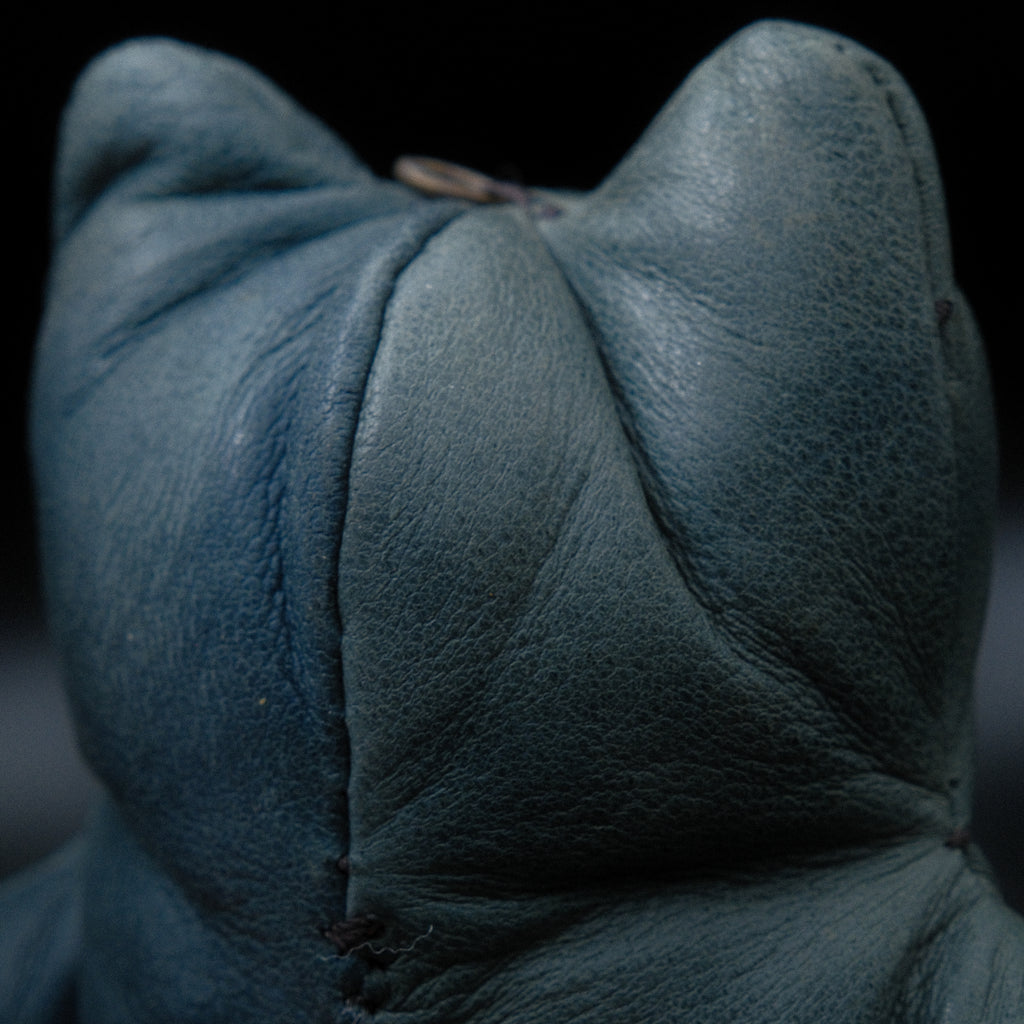 Blue stuffed bear