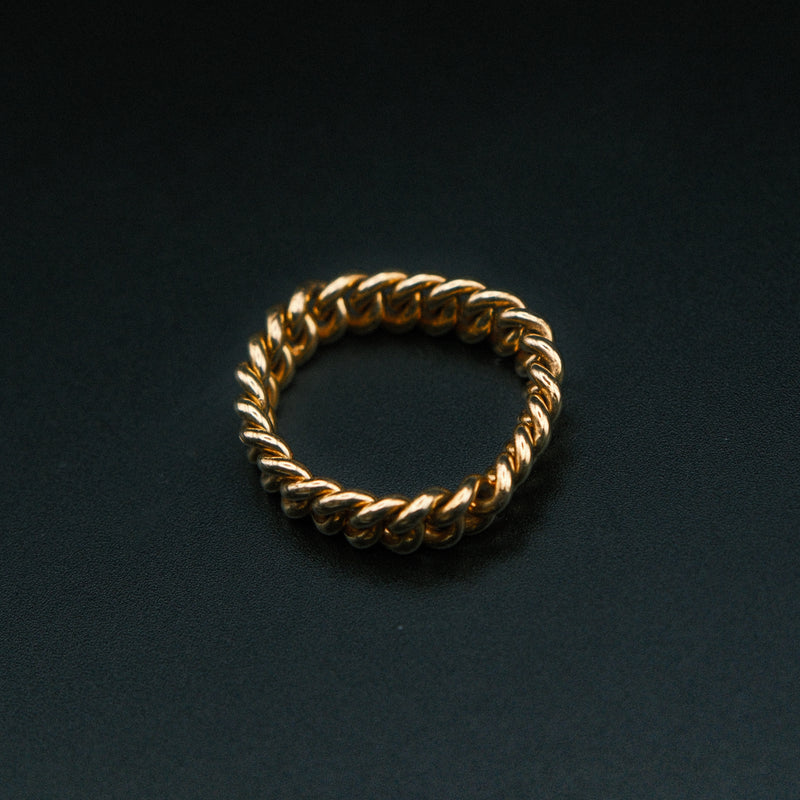 Cuban chain ring
