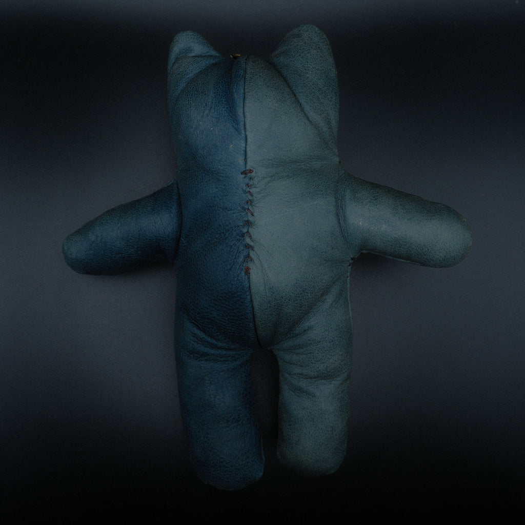 Blue stuffed bear