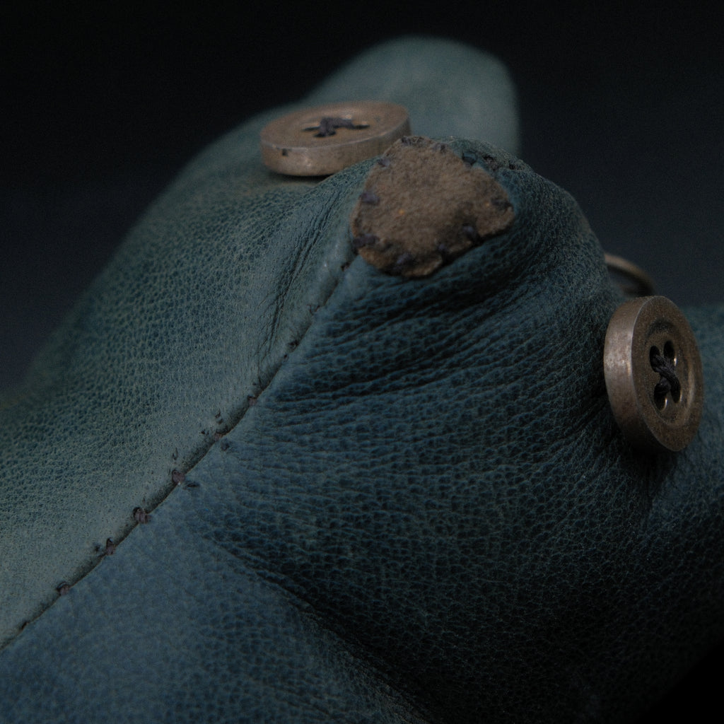 Blue stuffed bear